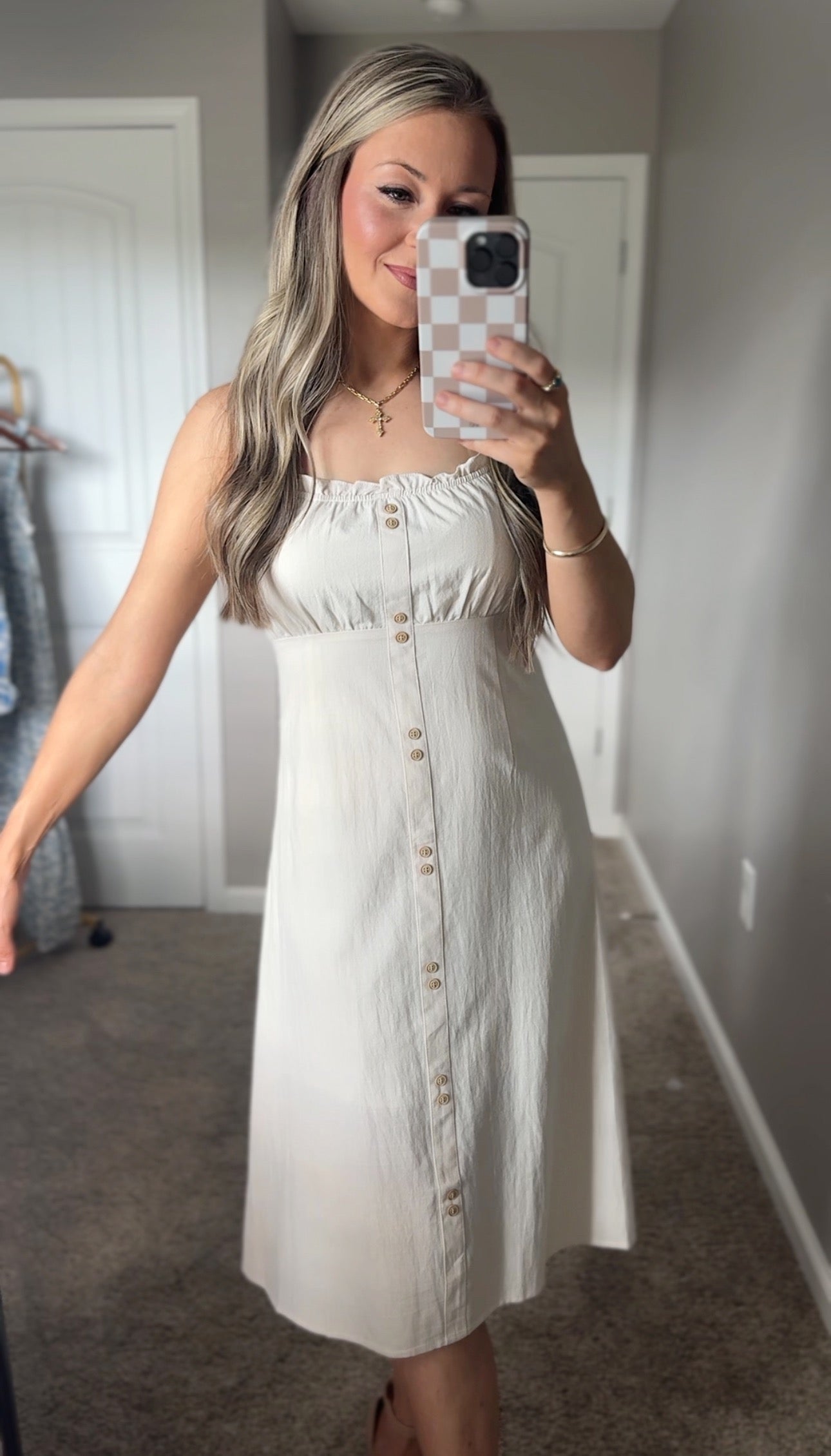 Golden Hour Linen Dress
