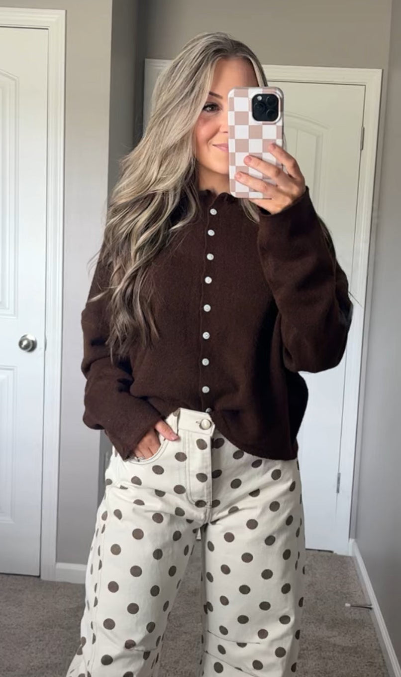 Chocolate Cardigan