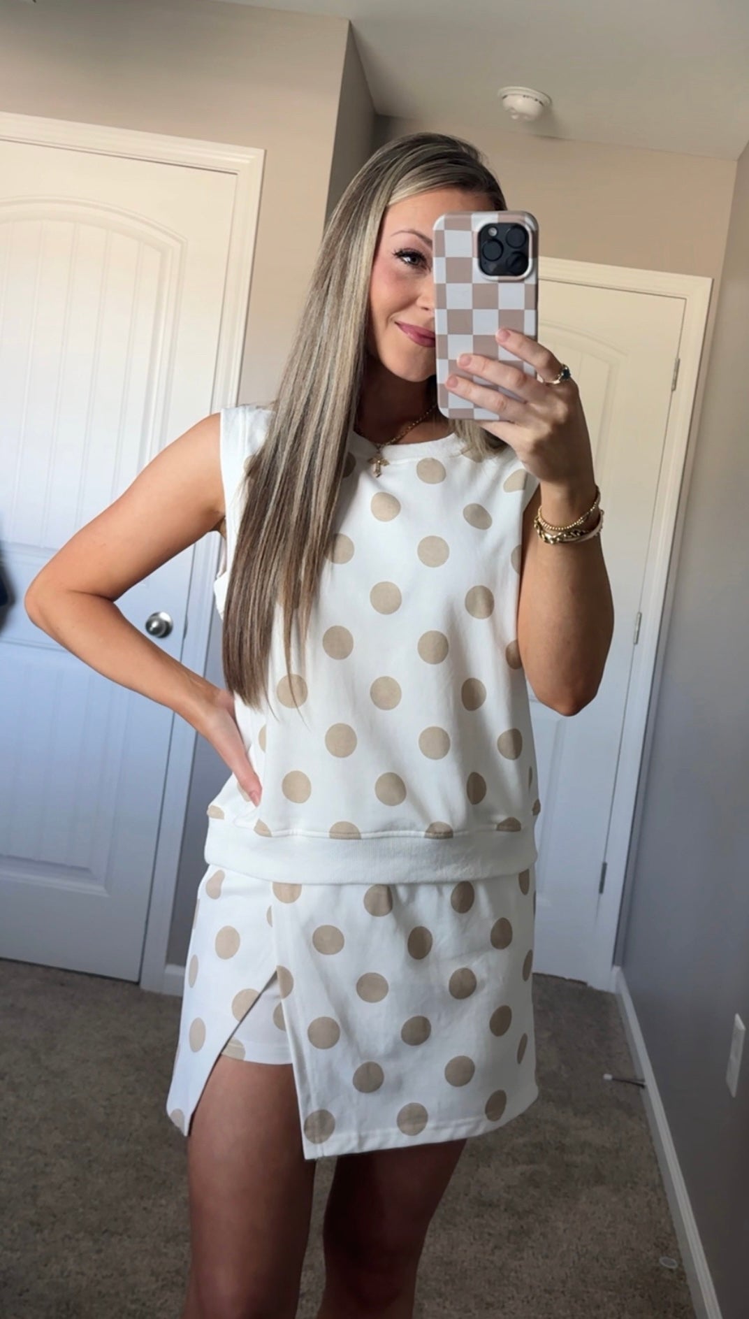 Polka Dot Skort Set