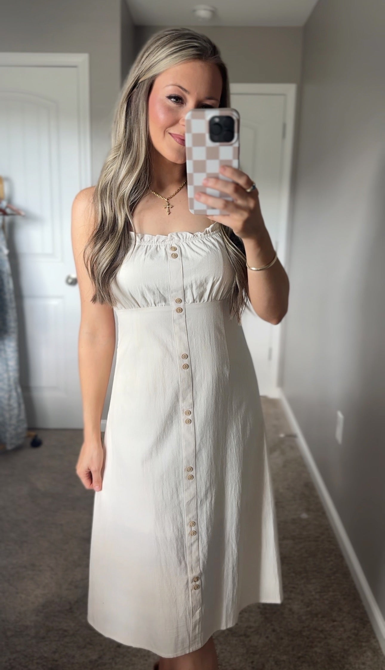 Golden Hour Linen Dress