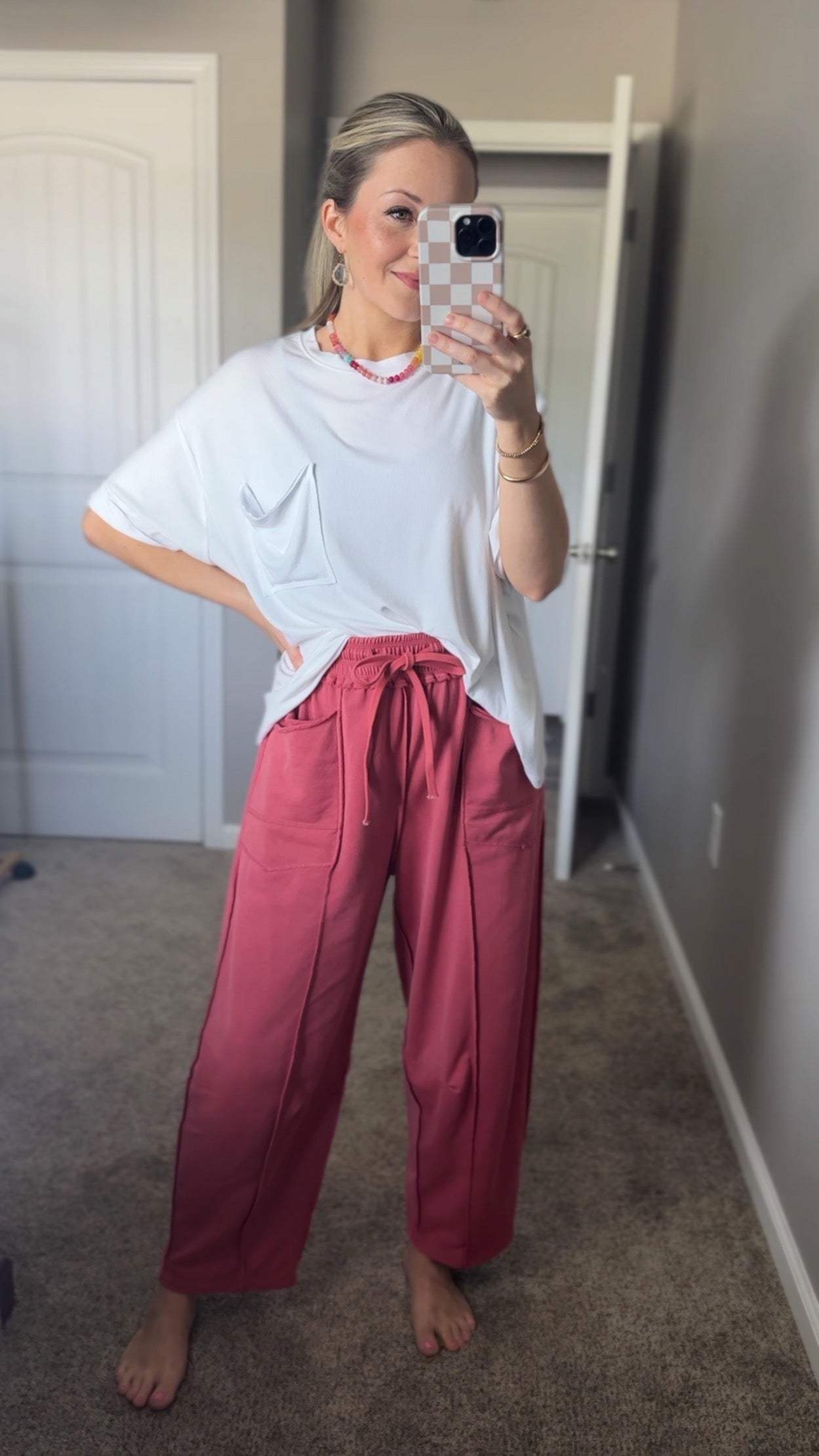 Rosy Retreat Pant