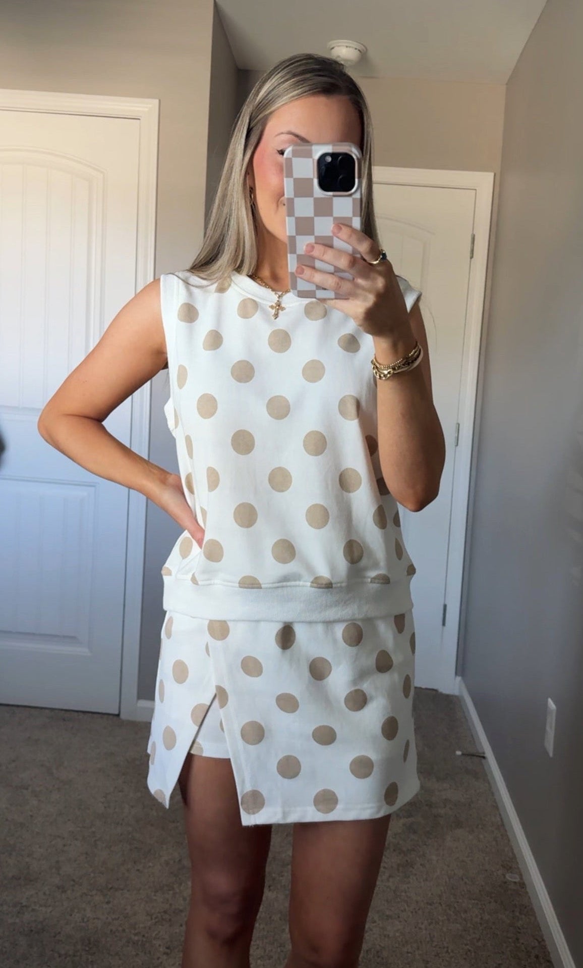Polka Dot Skort Set