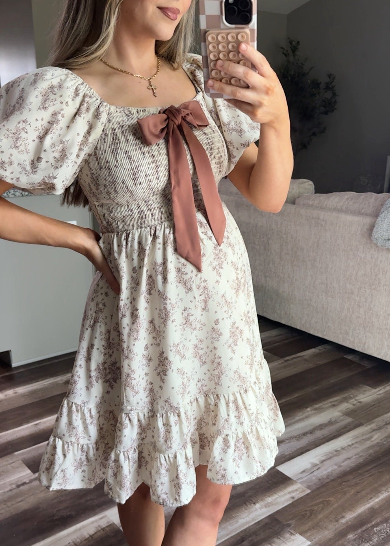 Falling for bows dress